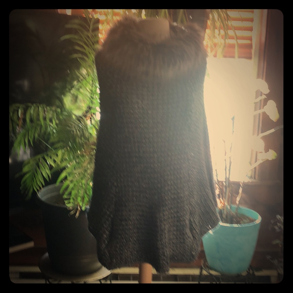 Steve madden faux fur poncho From Nordstrom